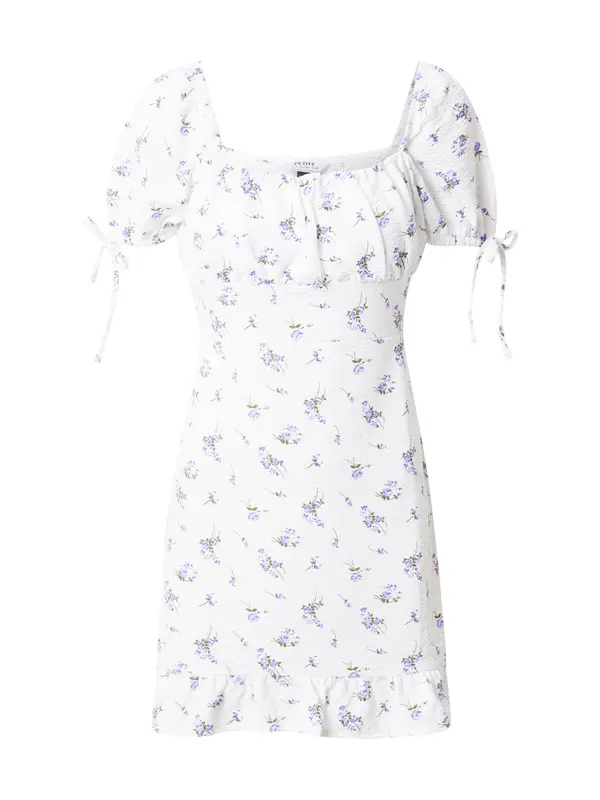 Dorothy Perkins Dorothy Perkins Haljina  boja slonovače / travnato zelena / ljubičasta