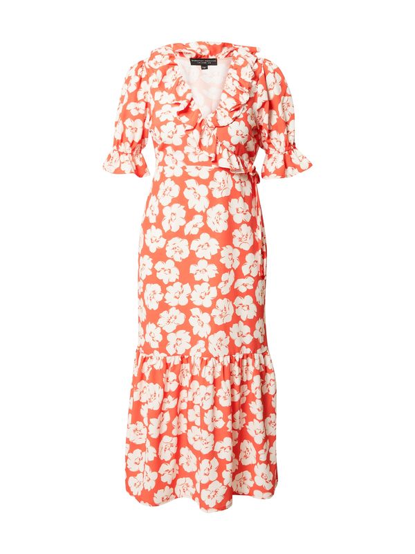 Dorothy Perkins Dorothy Perkins Haljina  narančasto crvena / bijela
