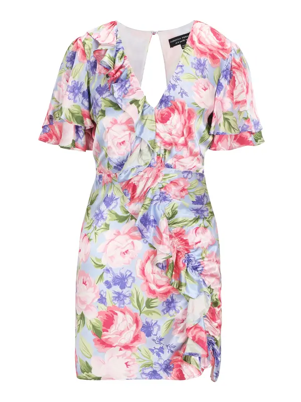Dorothy Perkins Dorothy Perkins Haljina  pastelno plava / zelena / ljubičasta / roza