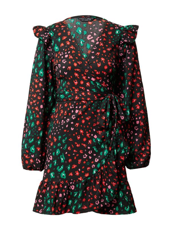 Dorothy Perkins Dorothy Perkins Haljina  smaragdno zelena / svijetloroza / crvena / crna