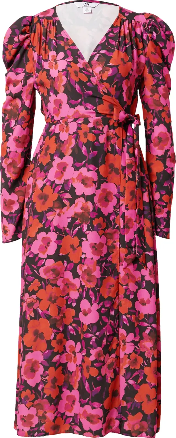 Dorothy Perkins Dorothy Perkins Haljina  tamno ljubičasta / roza / narančasto crvena / crna