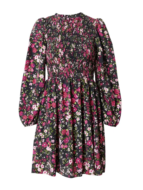 Dorothy Perkins Dorothy Perkins Haljina  zelena / tamno ljubičasta / ružičasta / crna
