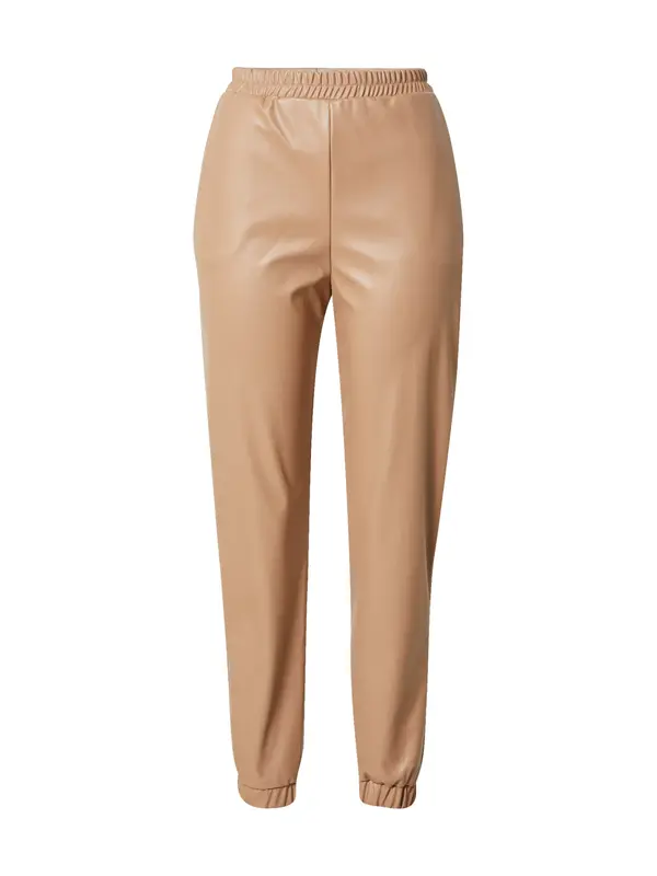 Dorothy Perkins Dorothy Perkins Hlače 'Faux'  svijetlosmeđa