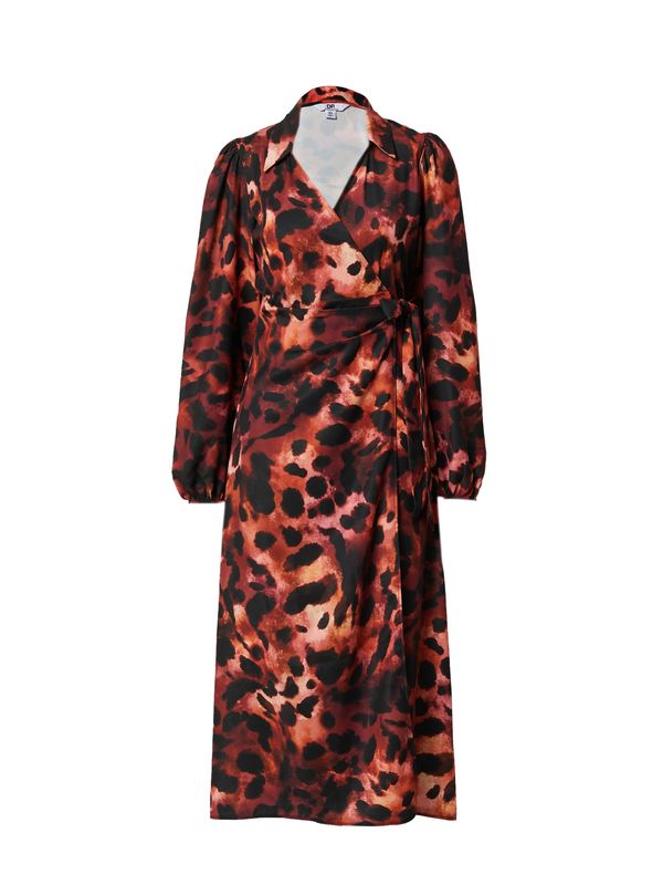 Dorothy Perkins Dorothy Perkins Košulja haljina  boja pijeska / hrđavo smeđa / crna