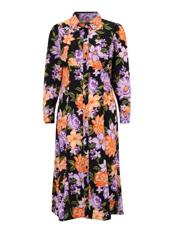 Dorothy Perkins Petite Dorothy Perkins Petite Košulja haljina  zelena / ljubičasta / narančasta / crna