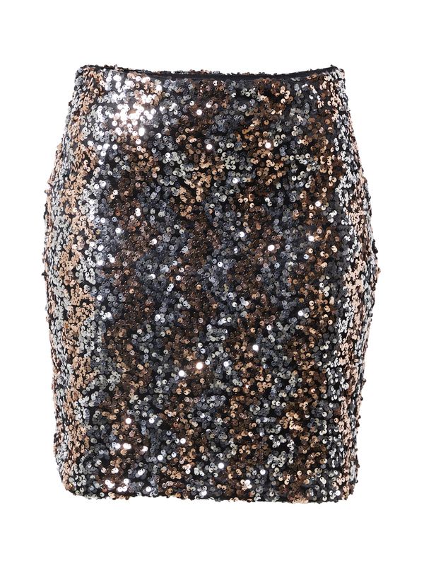 Dorothy Perkins Dorothy Perkins Suknja  bronca / crna / srebro