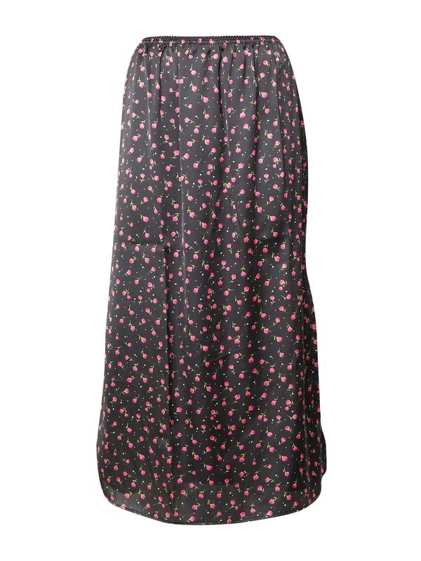 Dorothy Perkins Dorothy Perkins Suknja 'Ditsy'  svijetlozelena / svijetloroza / crna