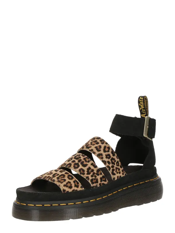 Dr. Martens Dr. Martens Sandale 'Clarissa II Quad'  cappuccino / svijetlosmeđa / žuta / crna