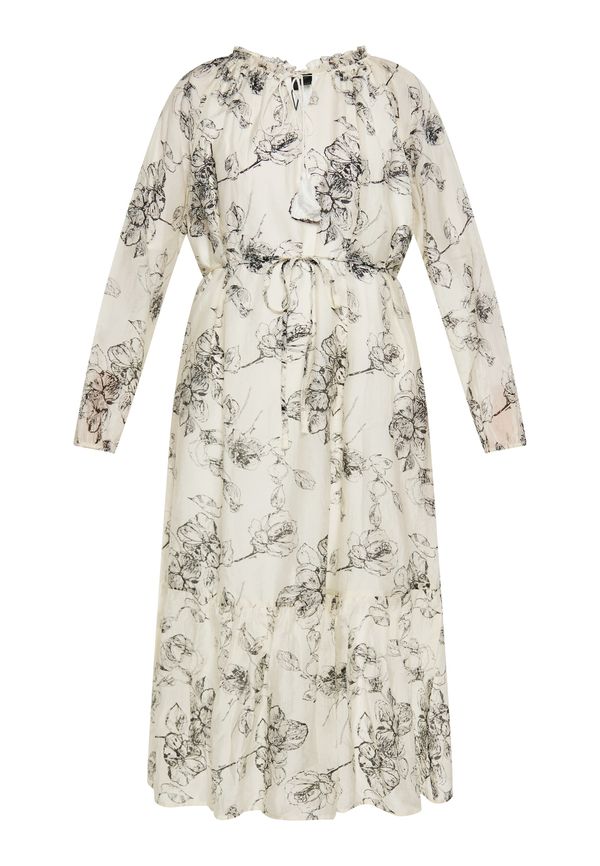 DreiMaster Klassik DreiMaster Klassik Haljina  crna / bijela