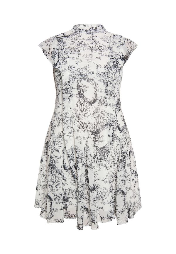 DreiMaster Klassik DreiMaster Klassik Haljina  crna / bijela