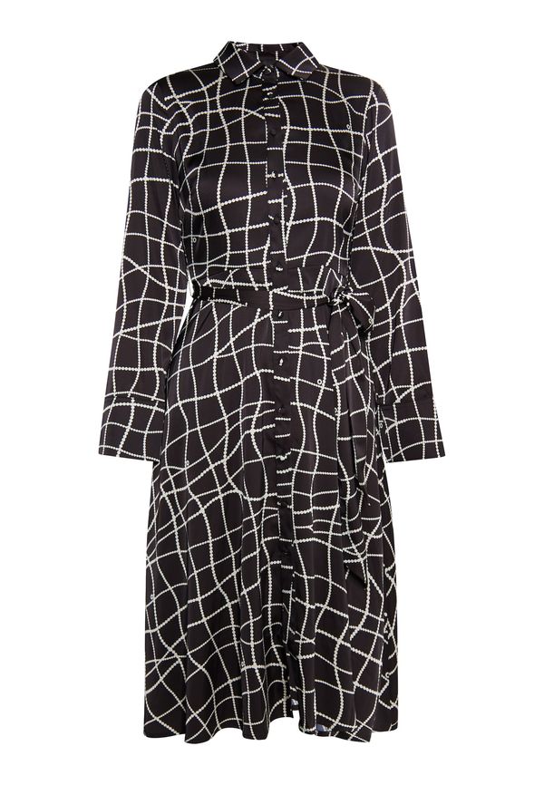 DreiMaster Klassik DreiMaster Klassik Haljina  crna / bijela