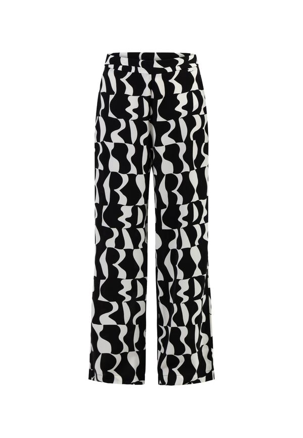 DreiMaster Klassik DreiMaster Klassik Hlače  crna / bijela