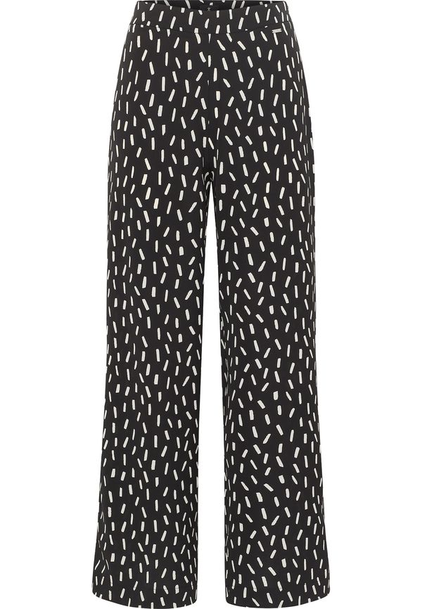 DreiMaster Klassik DreiMaster Klassik Hlače  crna / vuneno bijela