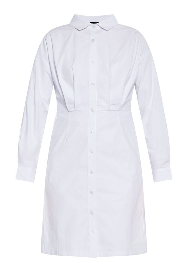 DreiMaster Klassik DreiMaster Klassik Košulja haljina  bijela