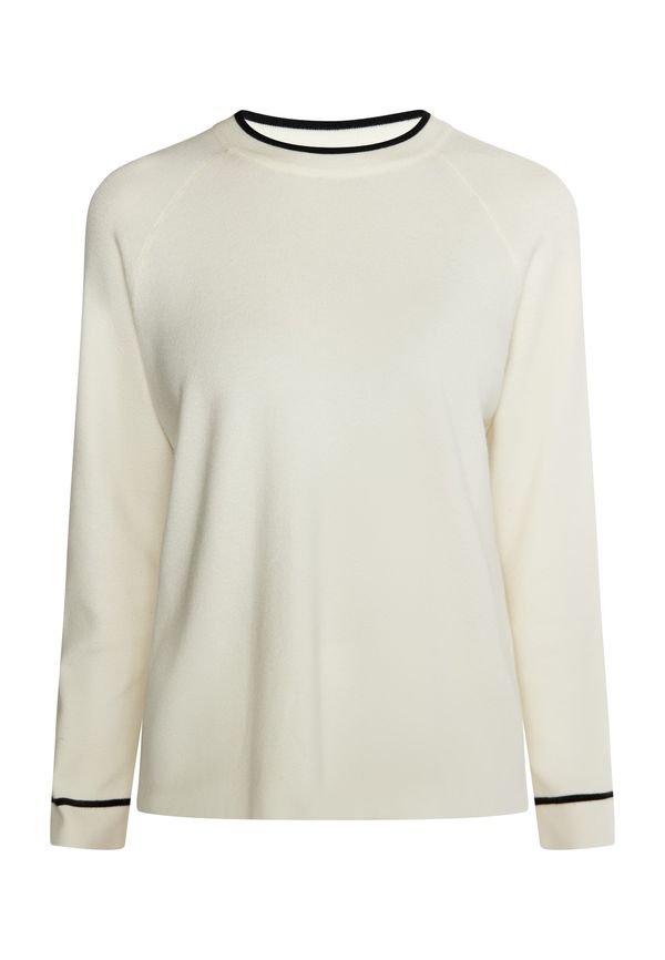 DreiMaster Klassik DreiMaster Klassik Pulover 'Baradello'  crna / vuneno bijela