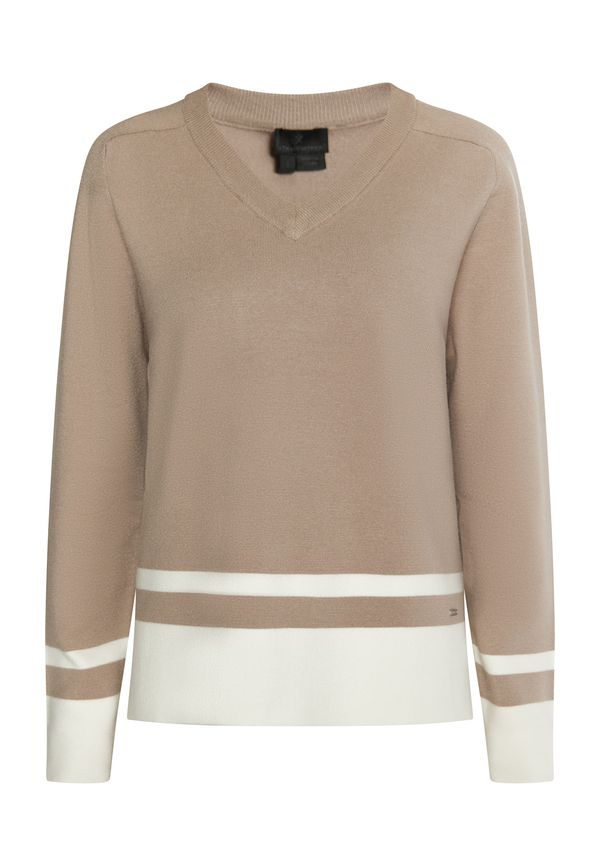 DreiMaster Klassik DreiMaster Klassik Pulover 'Baradello'  nude / bijela