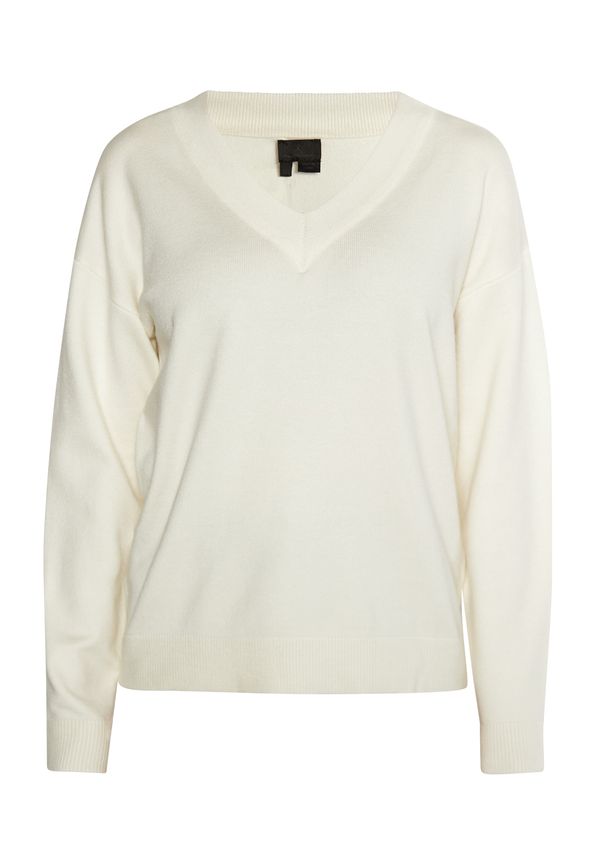 DreiMaster Klassik DreiMaster Klassik Pulover 'Baradello'  vuneno bijela