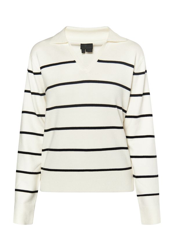 DreiMaster Klassik DreiMaster Klassik Pulover  crna / bijela