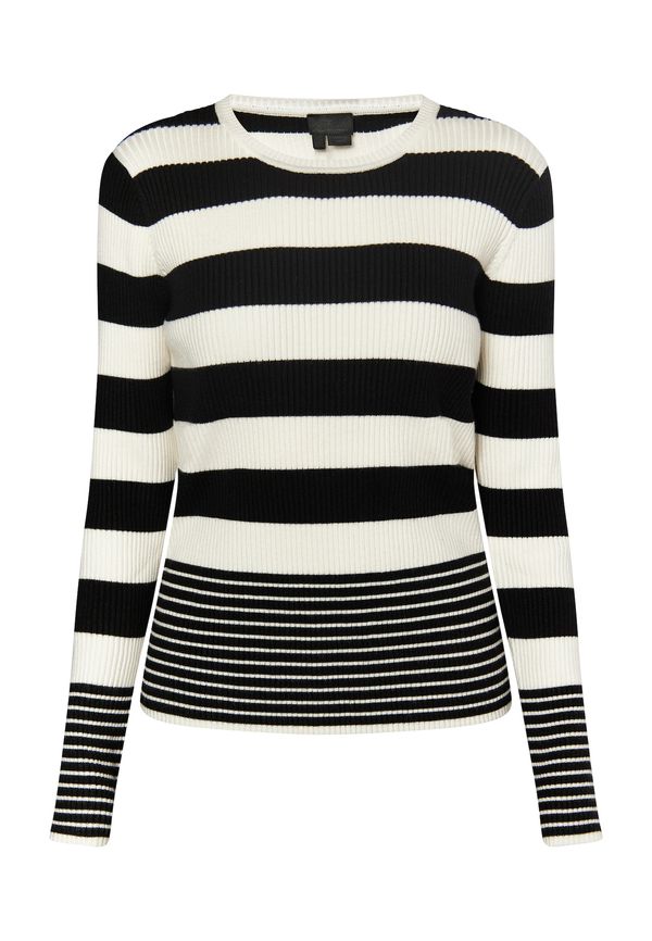 DreiMaster Klassik DreiMaster Klassik Pulover  crna / vuneno bijela