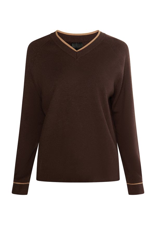 DreiMaster Klassik DreiMaster Klassik Pulover  tamno smeđa