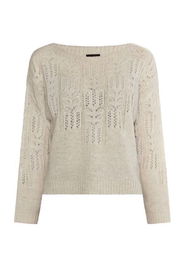 DreiMaster Klassik DreiMaster Klassik Pulover  vuneno bijela