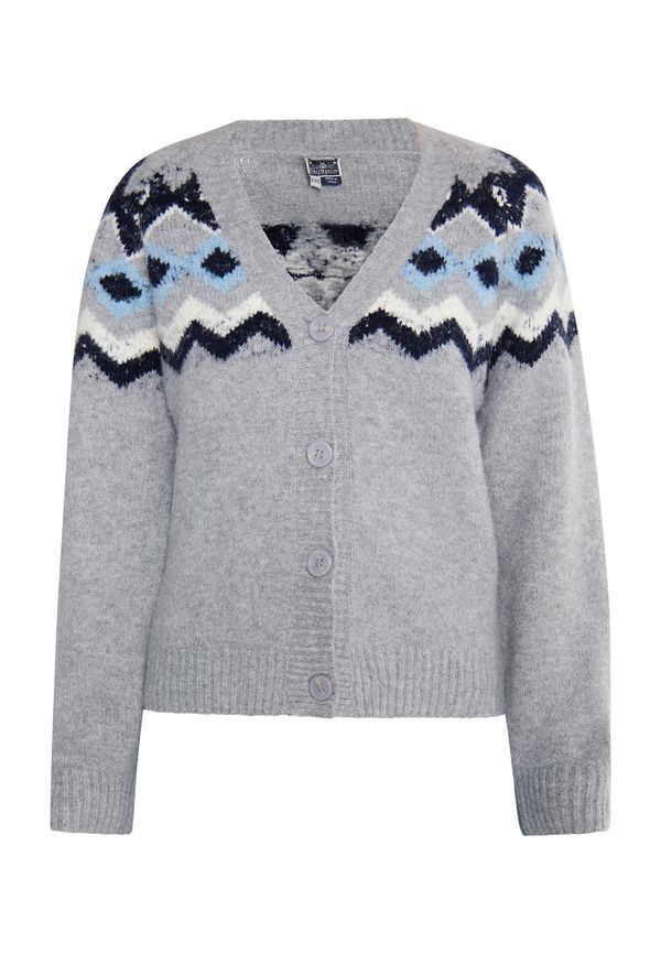 DreiMaster Maritim DreiMaster Maritim Kardigan  mornarsko plava / svijetloplava / siva / bijela