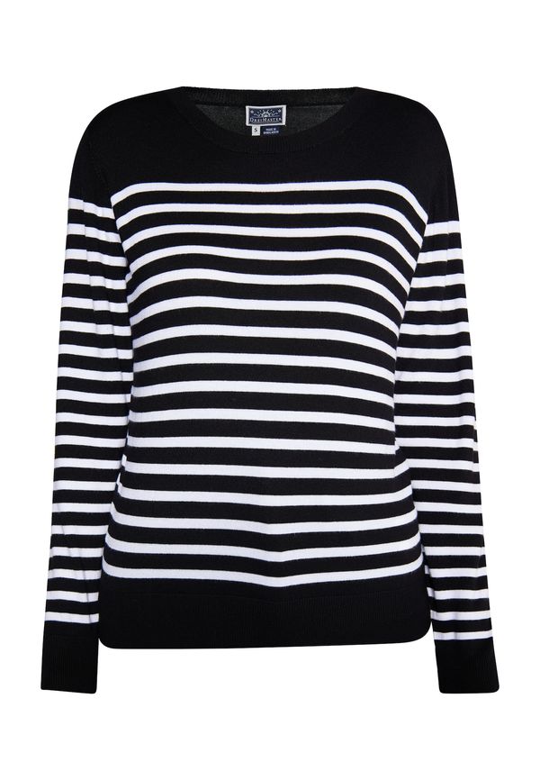 DreiMaster Maritim DreiMaster Maritim Pulover  crna / bijela