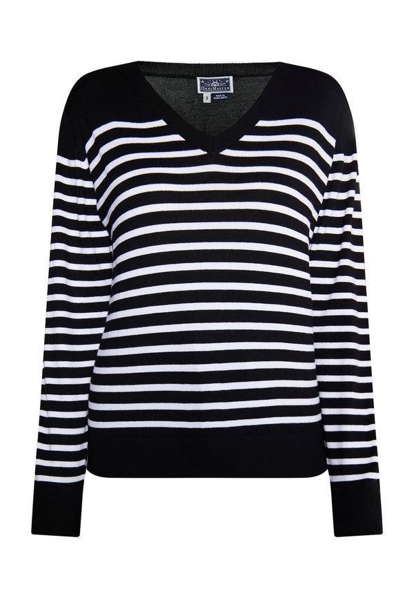 DreiMaster Maritim DreiMaster Maritim Pulover  crna / bijela