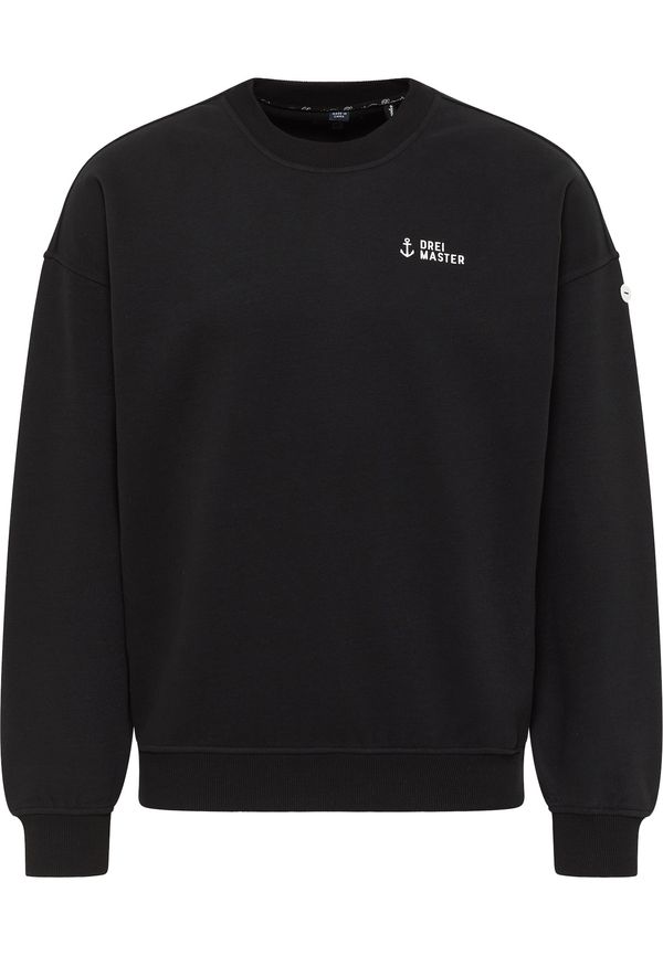 DreiMaster Maritim DreiMaster Maritim Sweater majica  crna / bijela