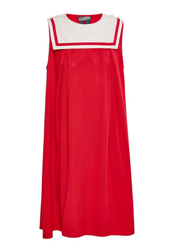DreiMaster Vintage DreiMaster Vintage Haljina  crvena / bijela