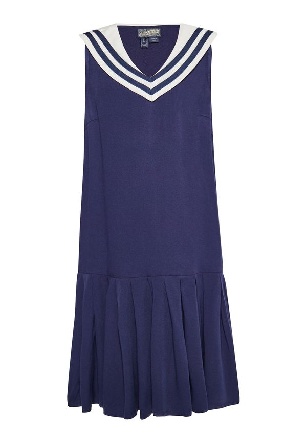 DreiMaster Vintage DreiMaster Vintage Haljina  morsko plava / bijela