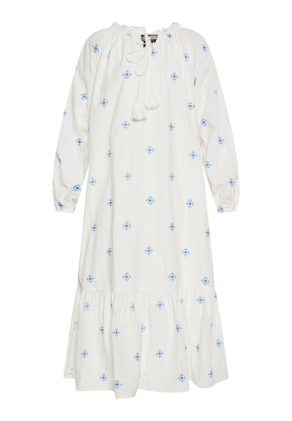 DreiMaster Vintage DreiMaster Vintage Haljina  plava / vuneno bijela