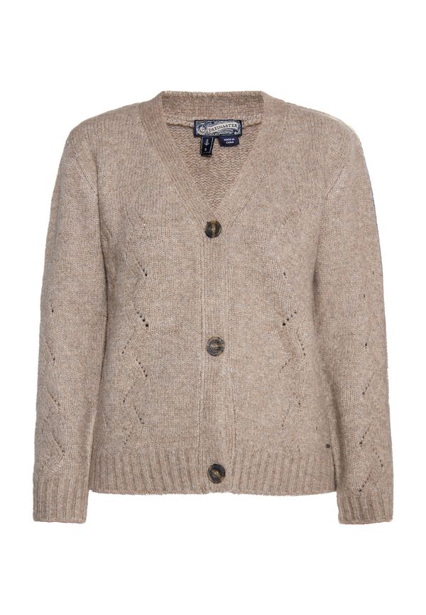 DreiMaster Vintage DreiMaster Vintage Kardigan  svijetlosmeđa