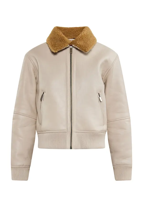 DreiMaster Vintage DreiMaster Vintage Prijelazna jakna  boja slonovače / smeđa