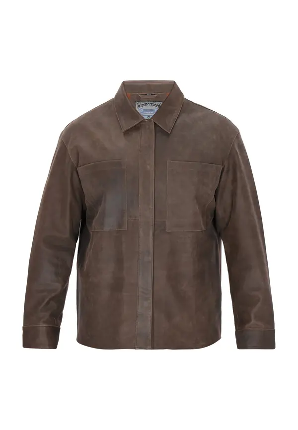 DreiMaster Vintage DreiMaster Vintage Prijelazna jakna 'Classic Look'  tamno smeđa