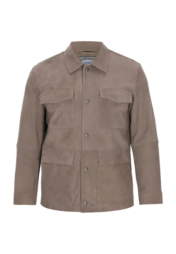 DreiMaster Vintage DreiMaster Vintage Prijelazna jakna 'Classic Look'  taupe siva