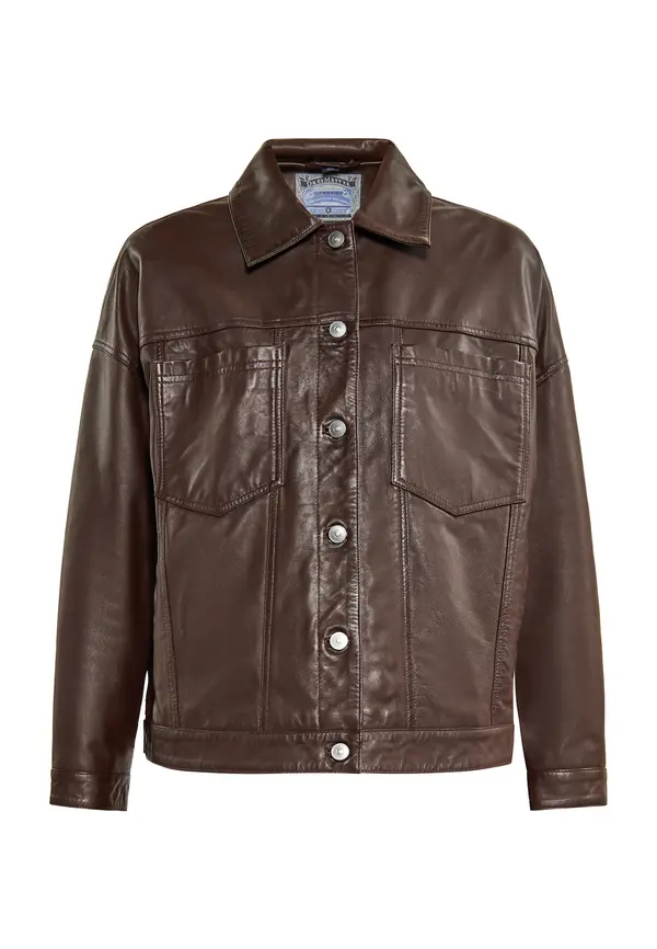 DreiMaster Vintage DreiMaster Vintage Prijelazna jakna  tamno smeđa