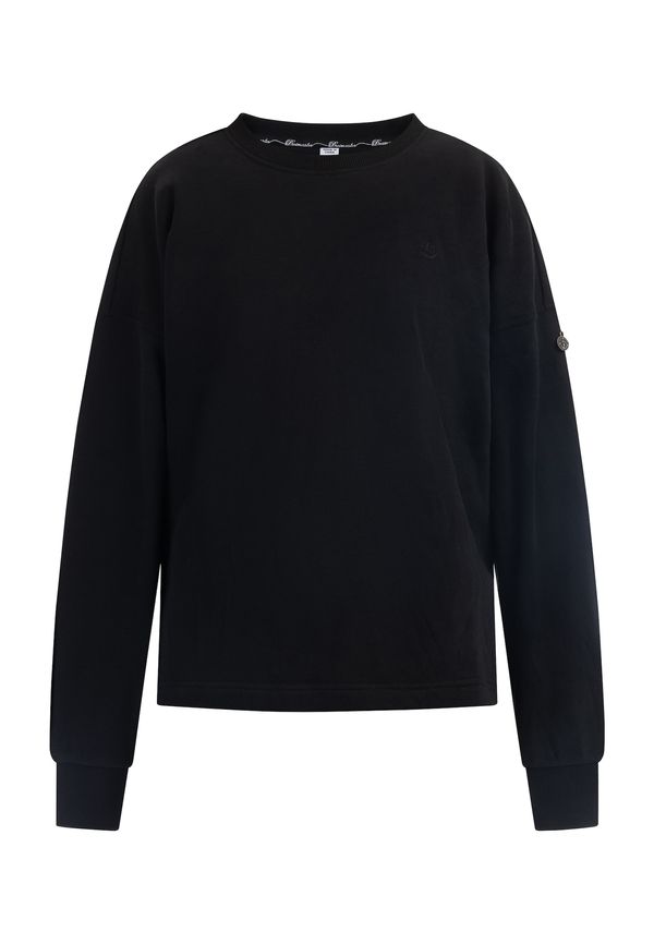 DreiMaster Vintage DreiMaster Vintage Sweater majica 'Idem'  crna