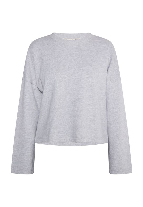 DreiMaster Vintage DreiMaster Vintage Sweater majica  siva melange