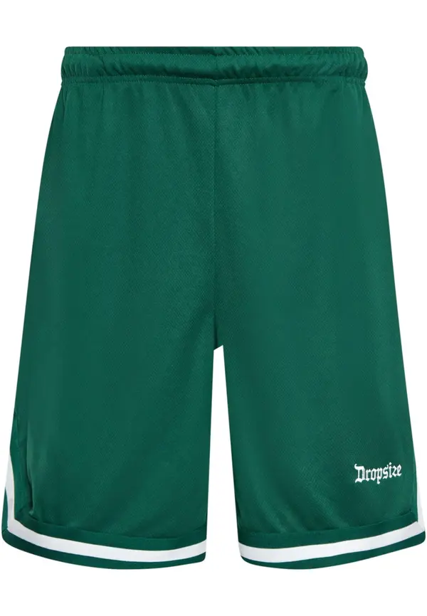 Dropsize Dropsize Hlače  tamno zelena / bijela