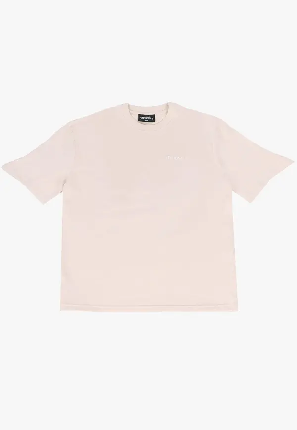 Dropsize Dropsize Majica  boja pijeska / taupe siva / crna