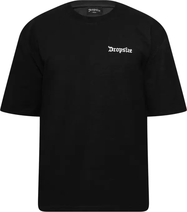 Dropsize Dropsize Majica 'Embo'  crna / bijela
