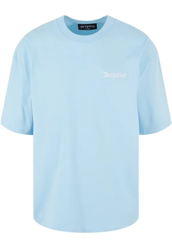 Dropsize Dropsize Majica 'Embo'  svijetloplava / bijela