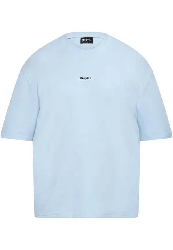 Dropsize Dropsize Majica  svijetloplava / crna
