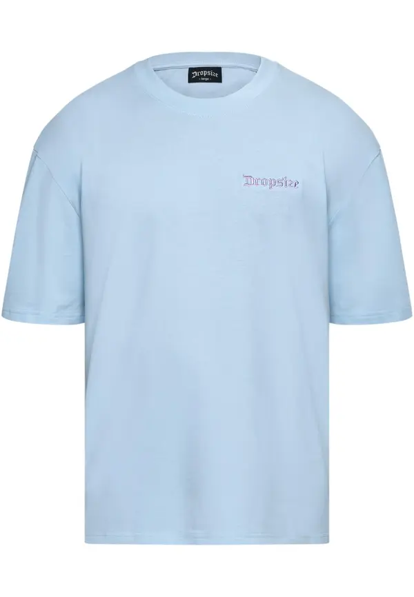 Dropsize Dropsize Majica  svijetloplava / ljubičasta