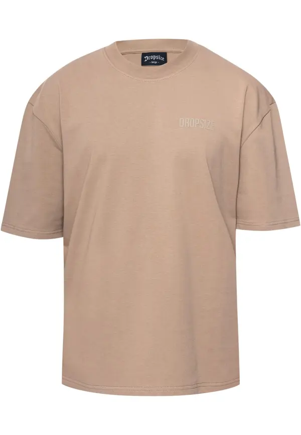 Dropsize Dropsize Majica  tamno bež