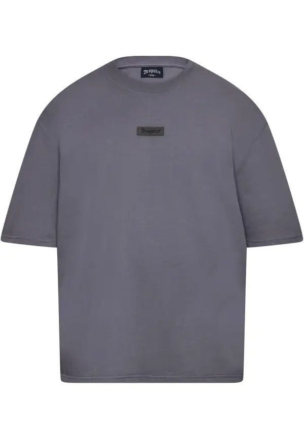 Dropsize Dropsize Majica  tamo siva / crna