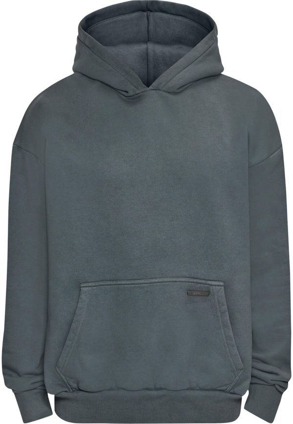 Dropsize Dropsize Sweater majica 'Bazix Republiq'  sivkasto plava