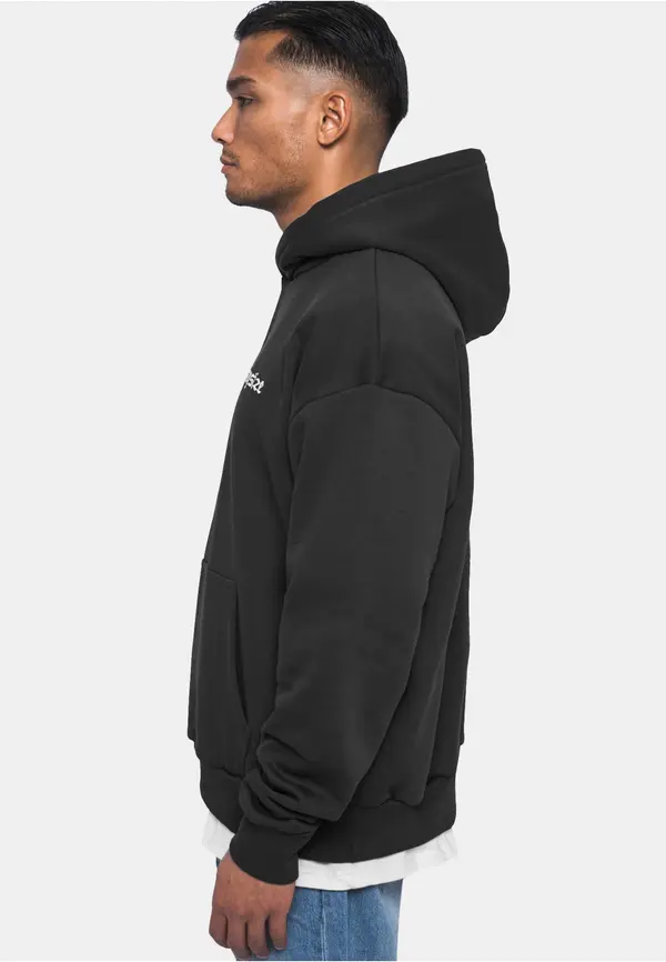 Dropsize Dropsize Sweater majica 'Open Casting'  crna / bijela