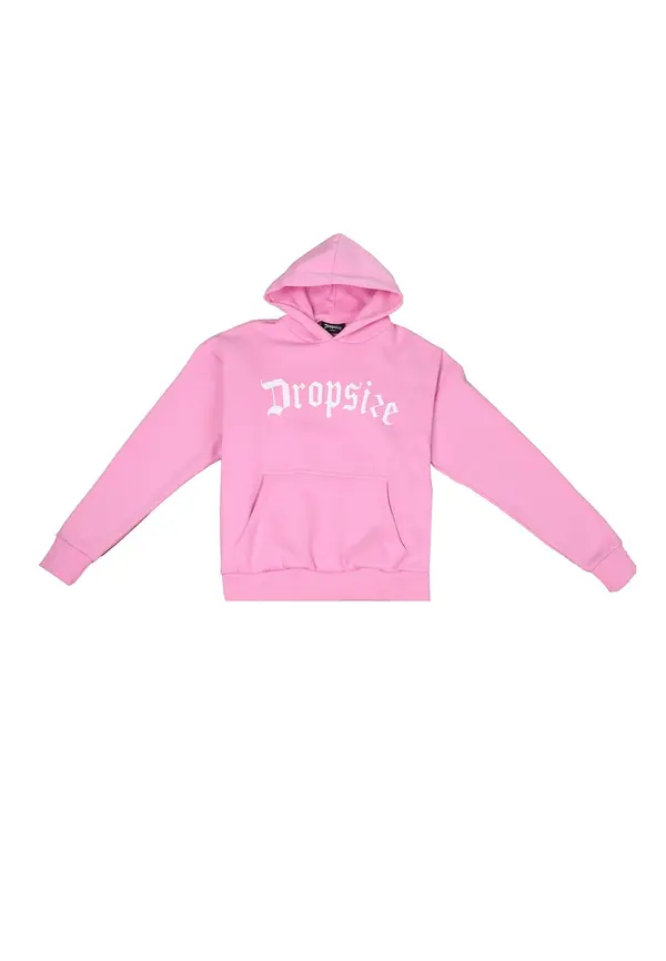Dropsize Dropsize Sweater majica  roza / bijela